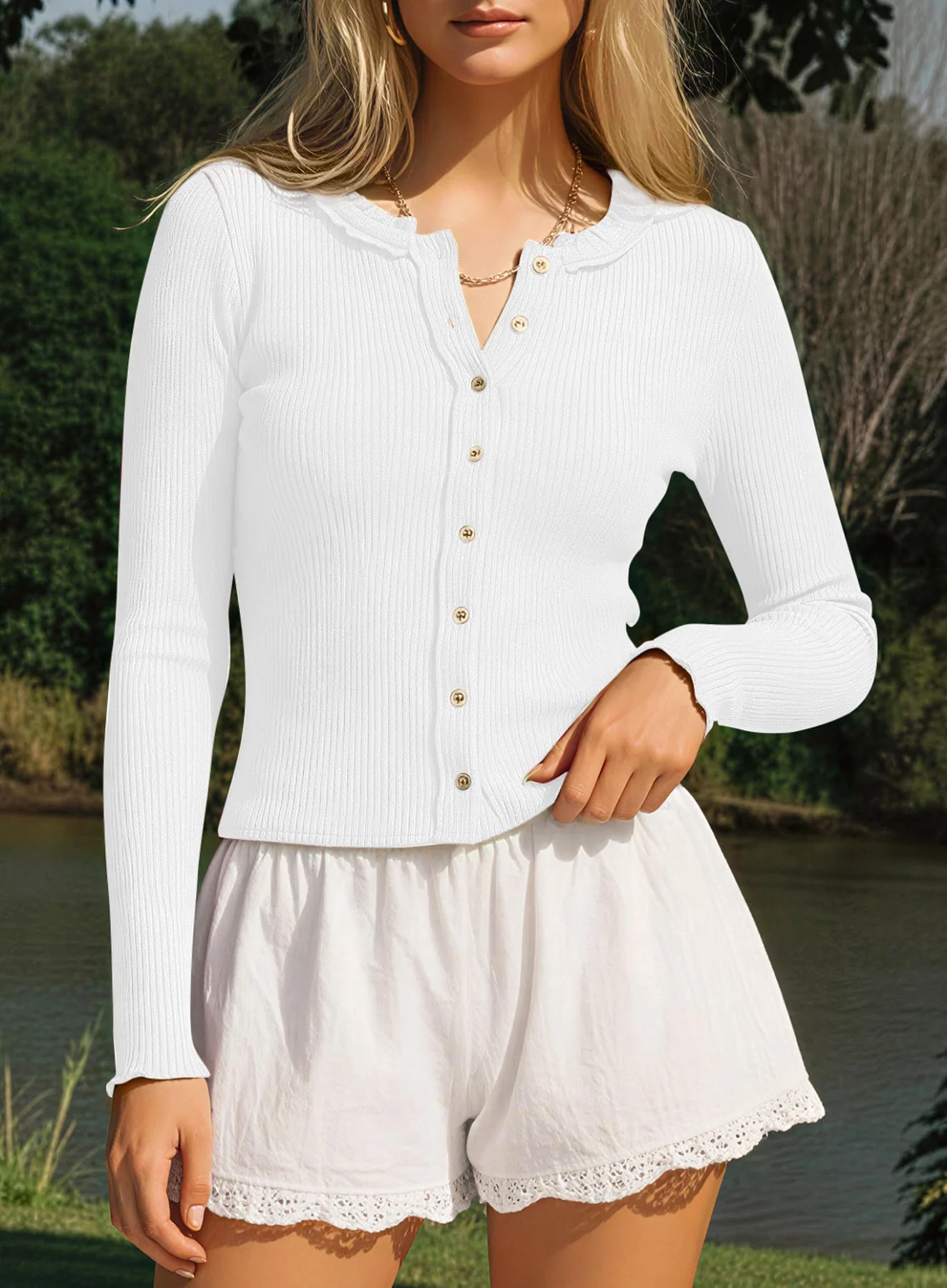 Darong Button Down Cardigan, frame 3