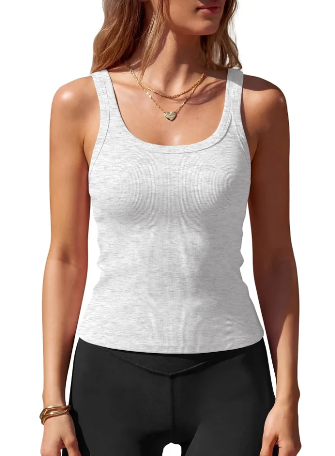 Darong Camisole in White and Grey