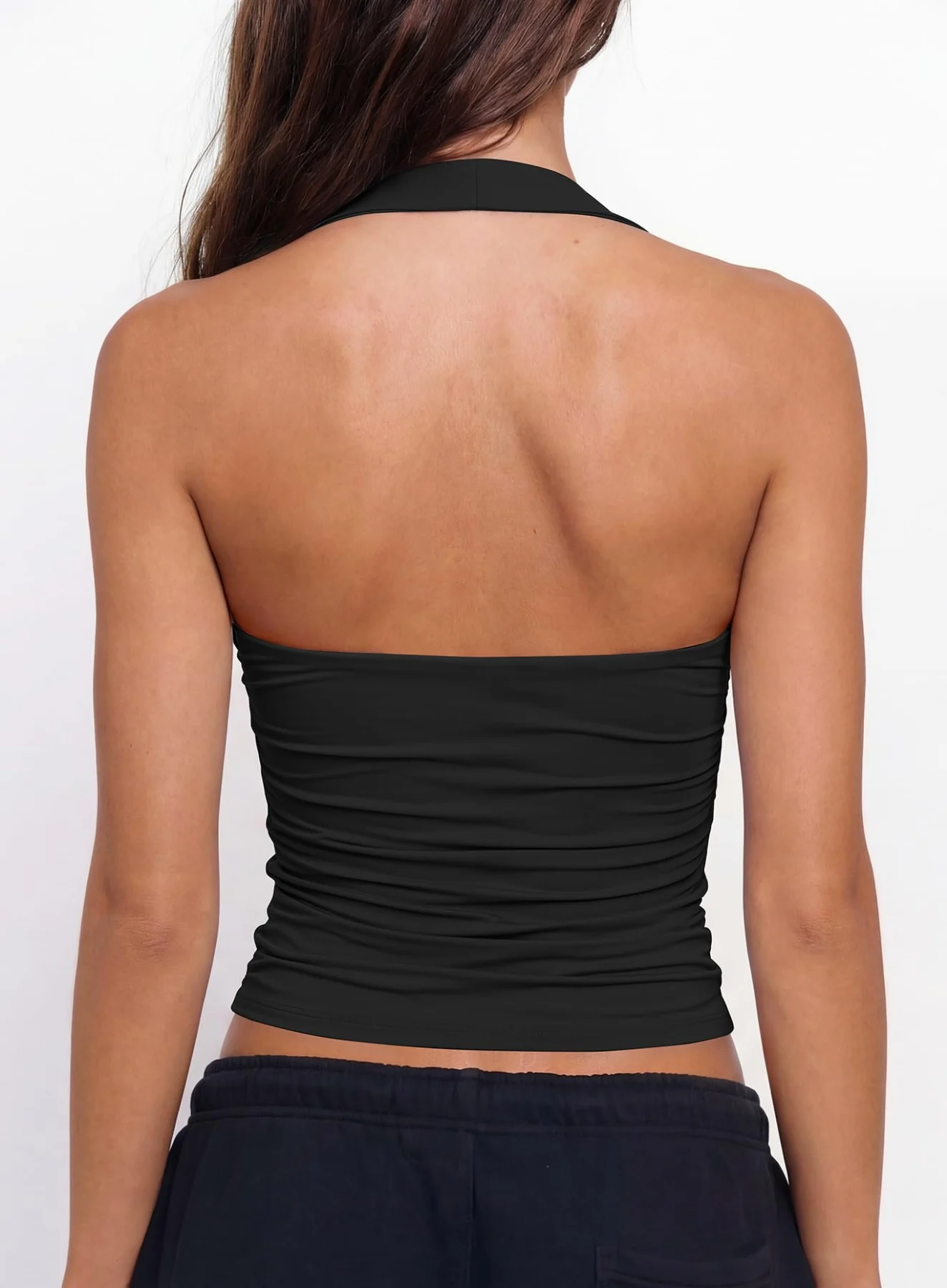 Darong Halter Neck Backless Tank Top, frame 2