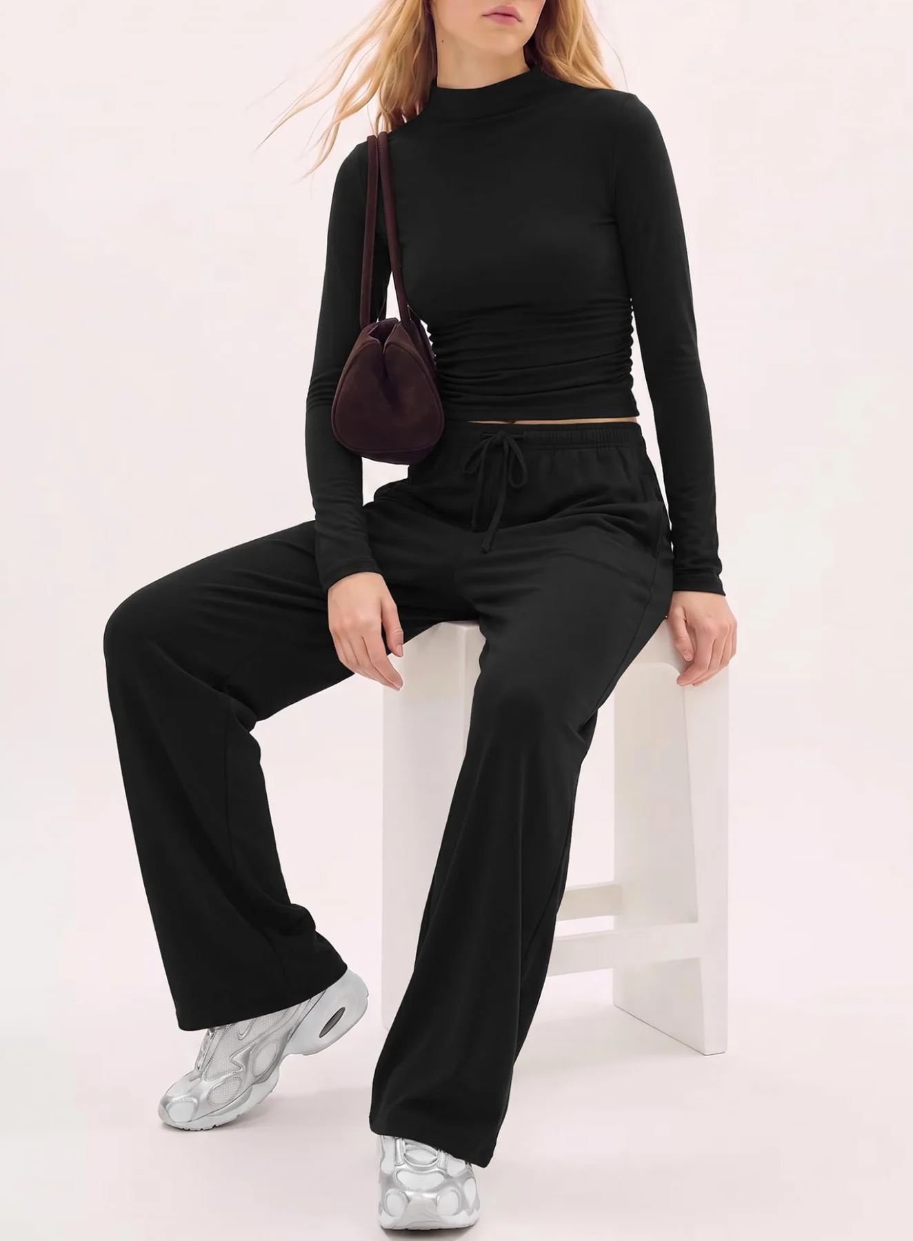 Darong Long-Sleeve Matching Two-Piece Set, frame 3