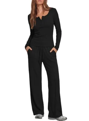 Darong Matching Two-Piece Set in Black