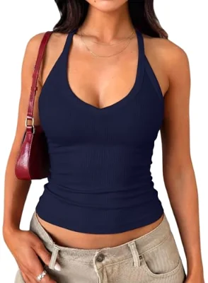 Darong Racerback Camisole in Dark Blue
