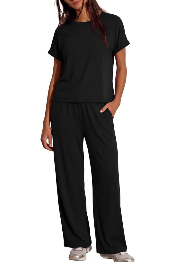 Darong Two-Piece Set in Black